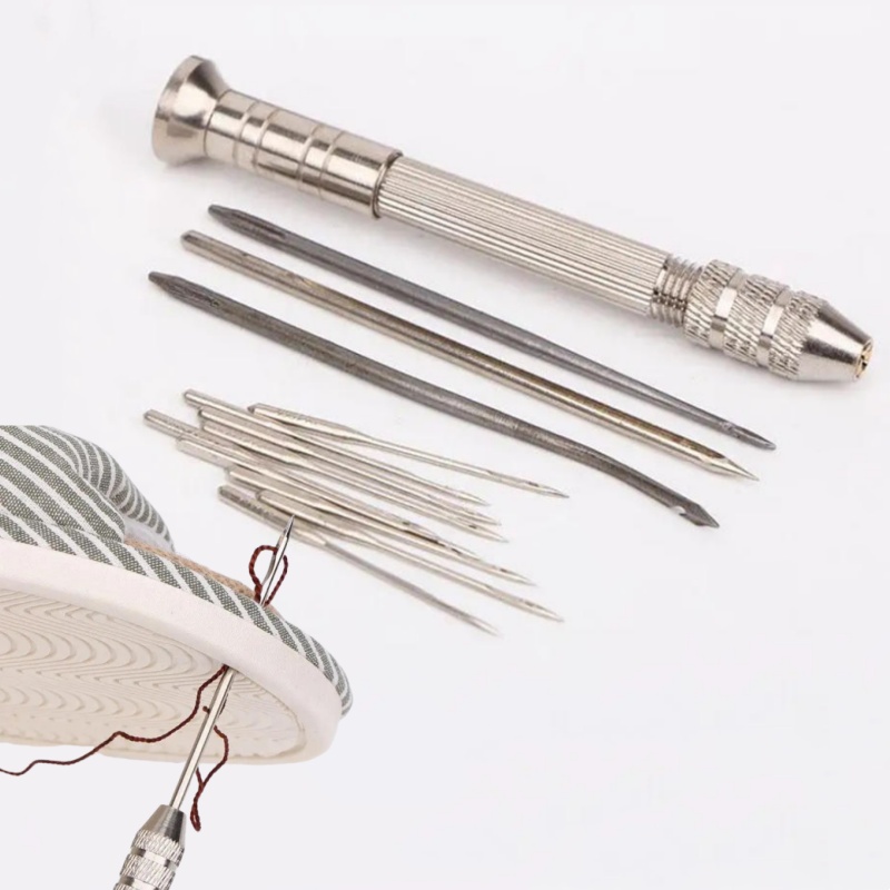 Punch Needle Handle - طقم إصلاح الخياطة الجلدية - إبر