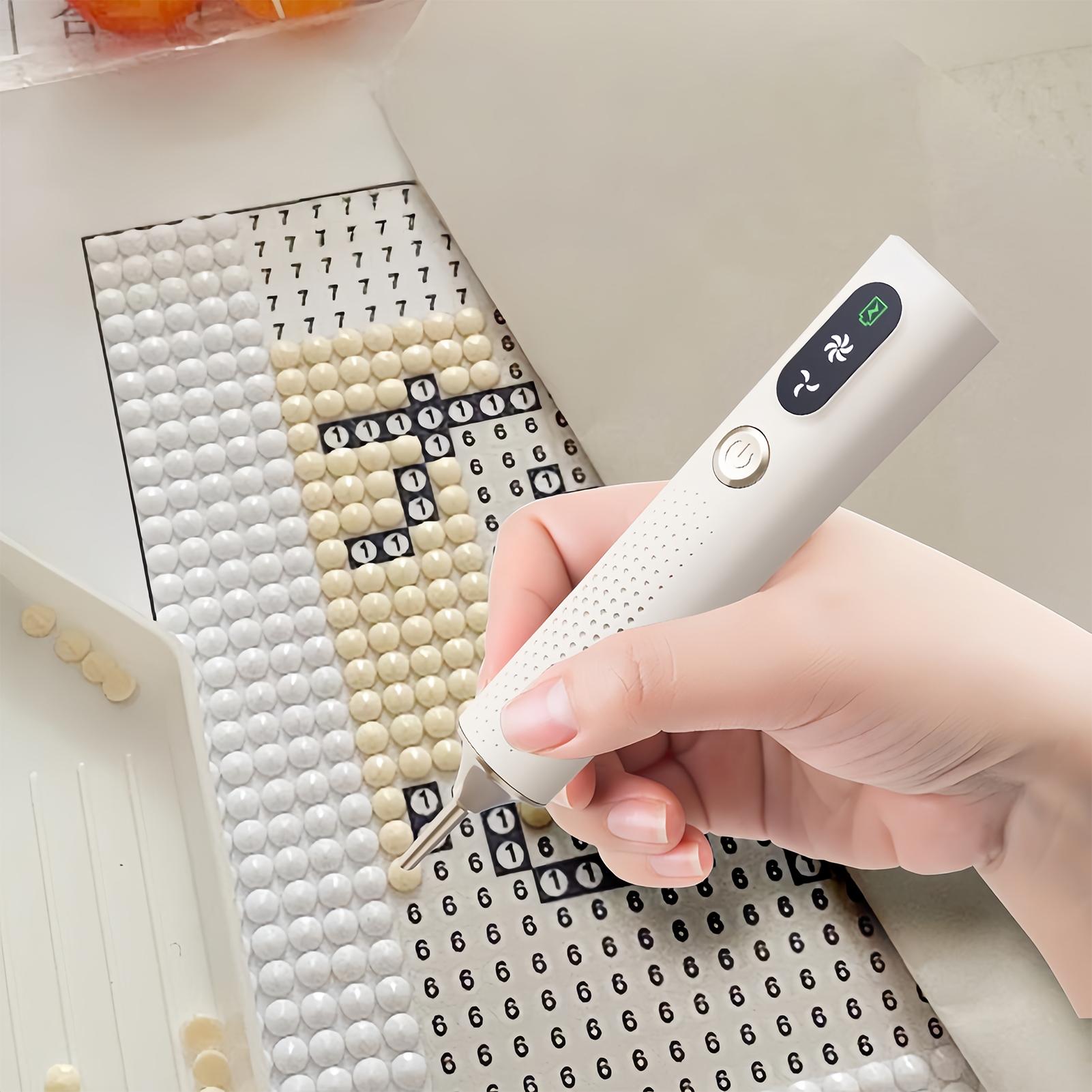 Embroidery Needle Pen - قلم فن الألماس اللاسلكي بوضعي سرعة