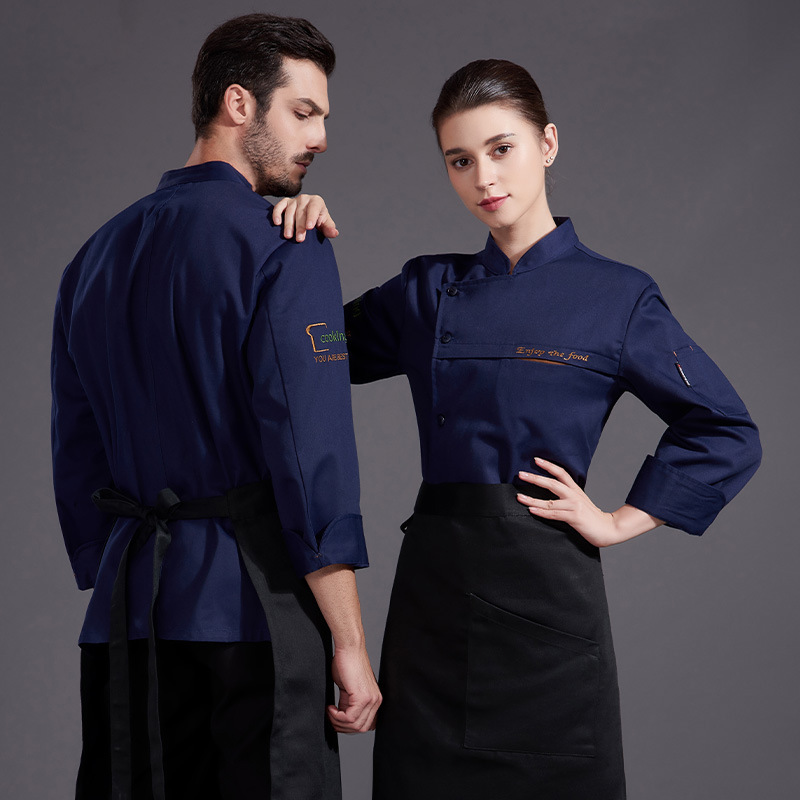 Embroidery Kitchen - C341 ملابس بأكمام طويلة فندق مطعم