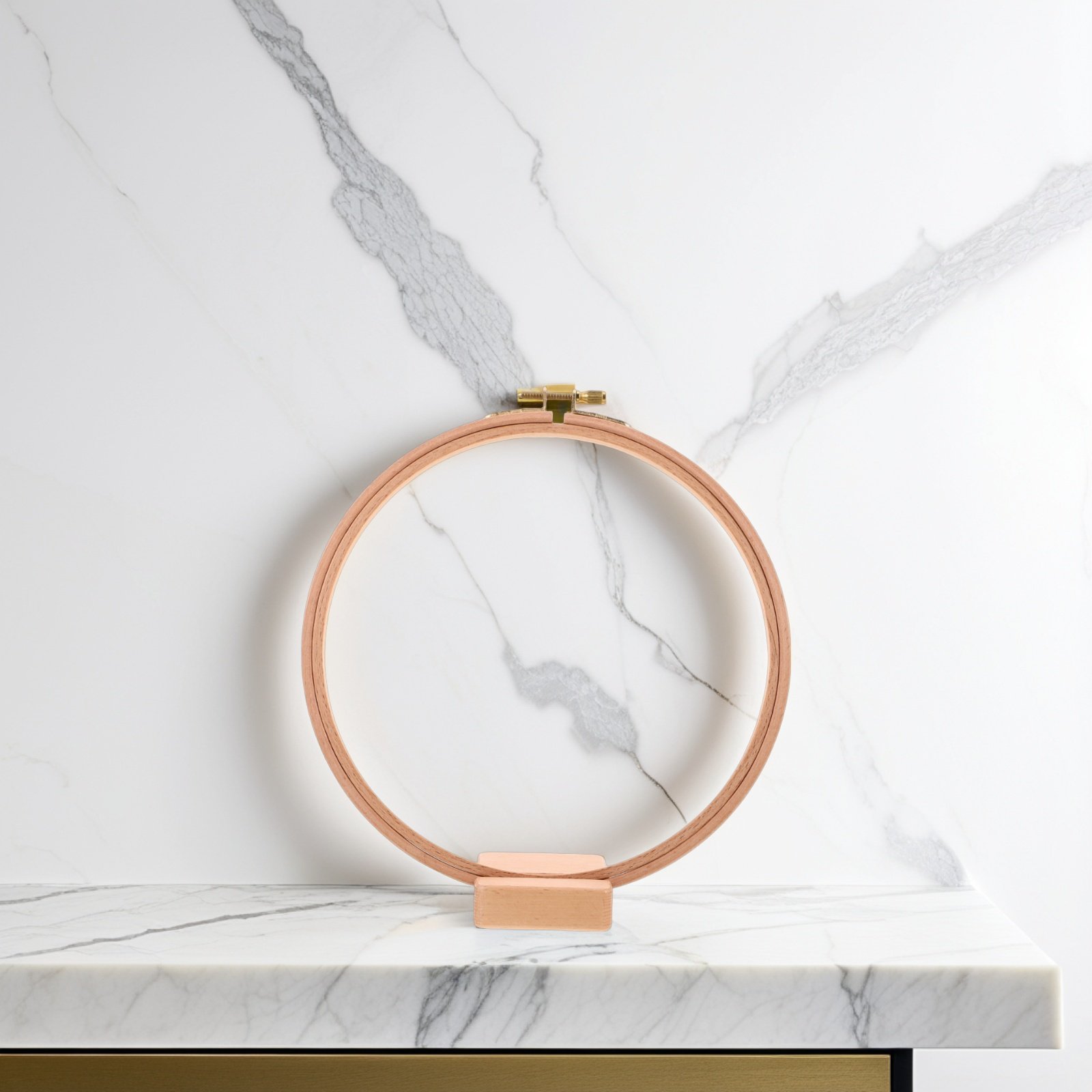 Embroidery Hoop Plastic - مجموعة واحدة من حامل إطار التطريز