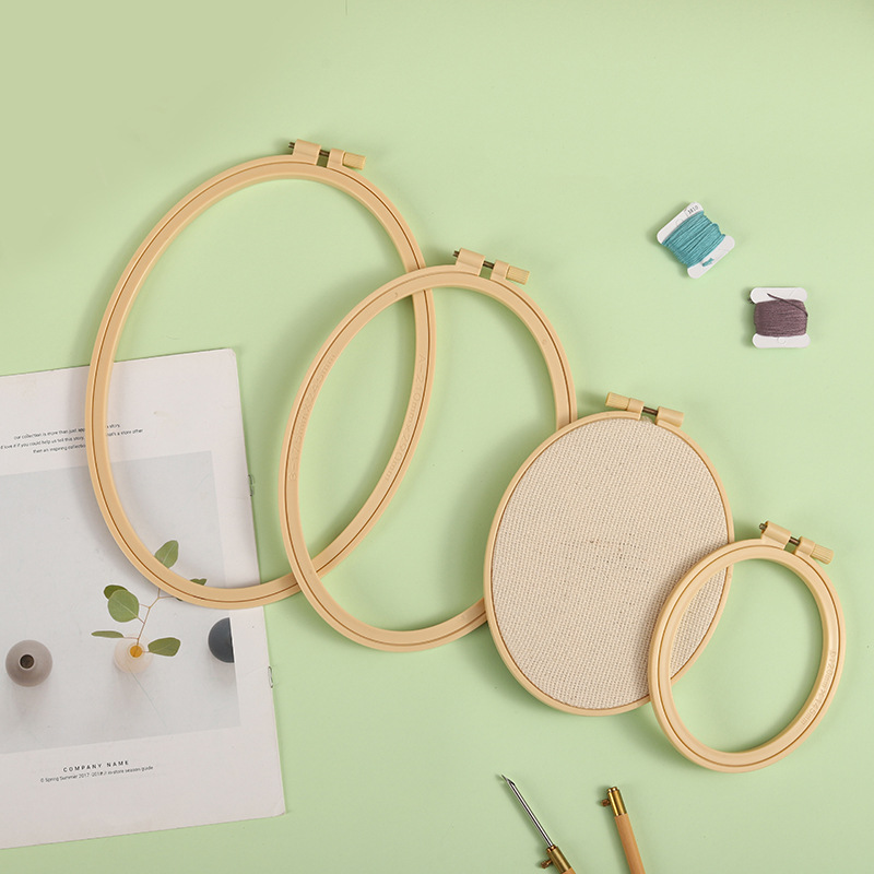 Embroidery Hoop Plastic - 1 قطعة DIY بها بنفسك Needlecraft