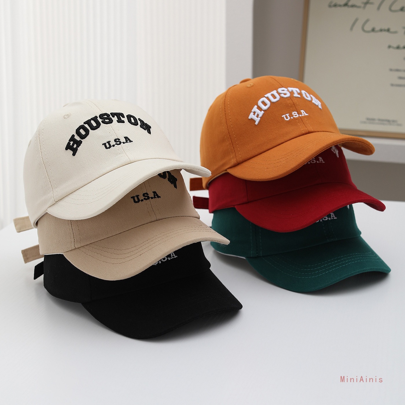 Embroidery Cap - قبعة بيسبول للأطفال مطرزة بالحروف، قبعة