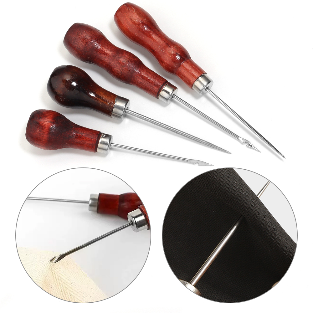 Punch Needle Handle - مقبض خشبي Awls لتقوم بها بنفسك