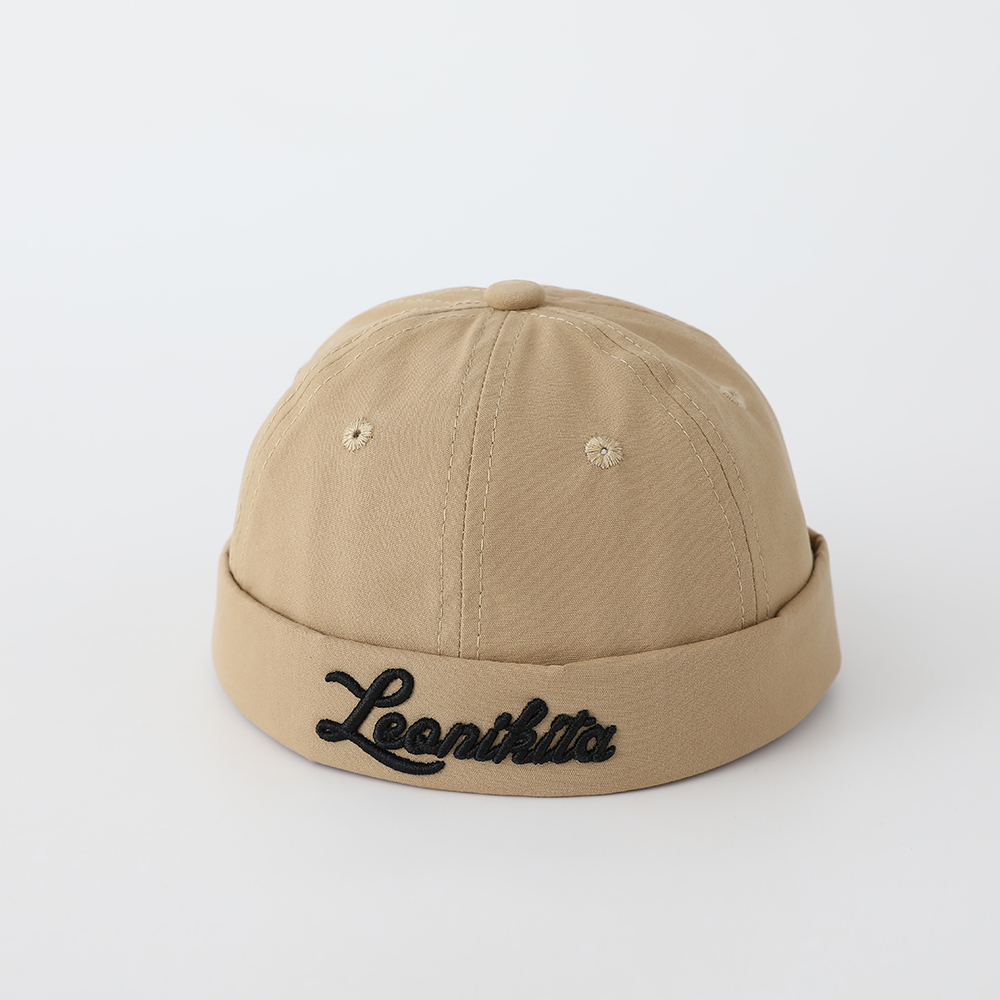 Embroidery Cap - قبعة ملصقية بالحروف الإنجليزية للطفل، من