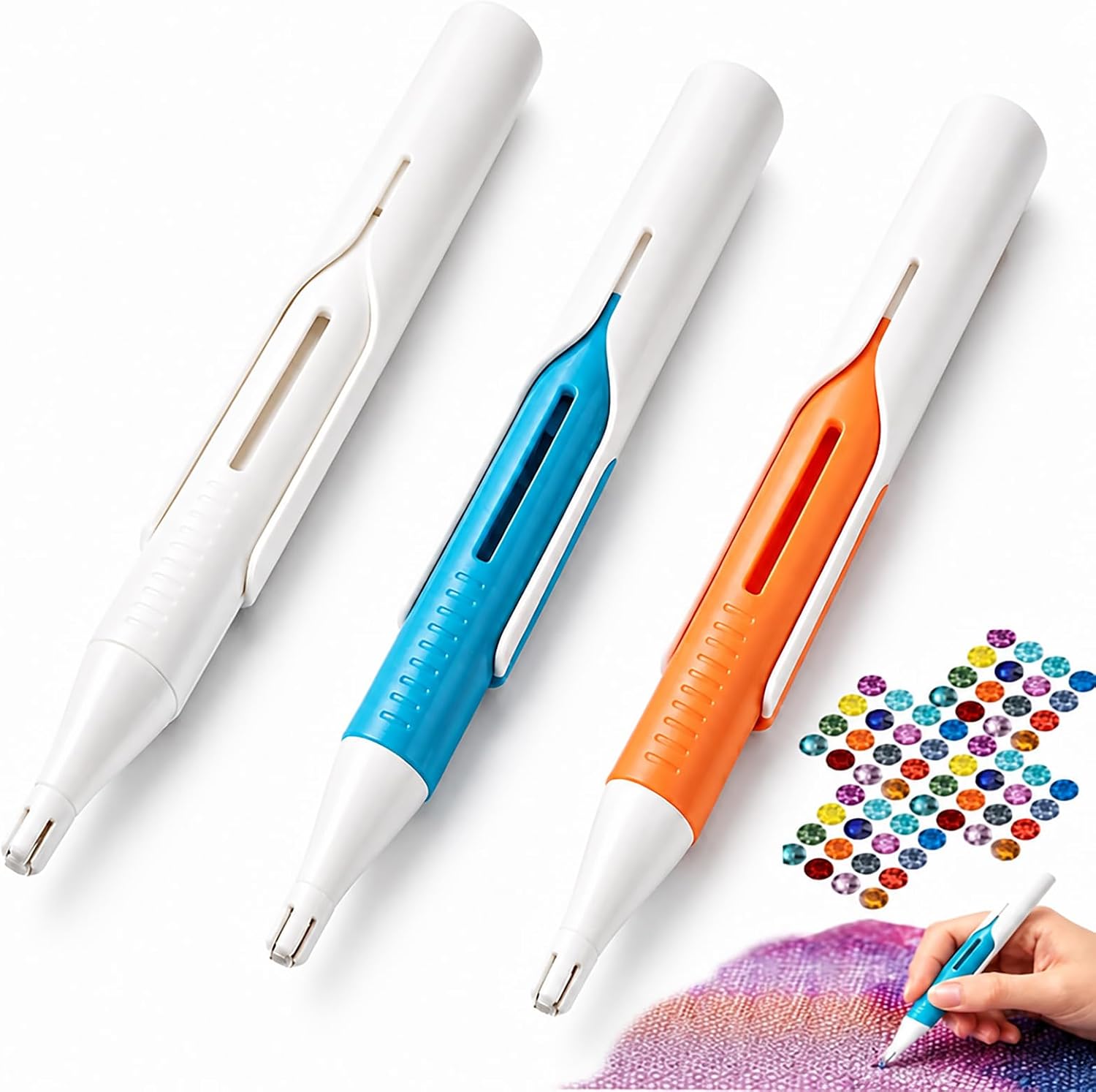 Embroidery Needle Pen - موزع خرز تلقائي للرسم بالألماس مقاس