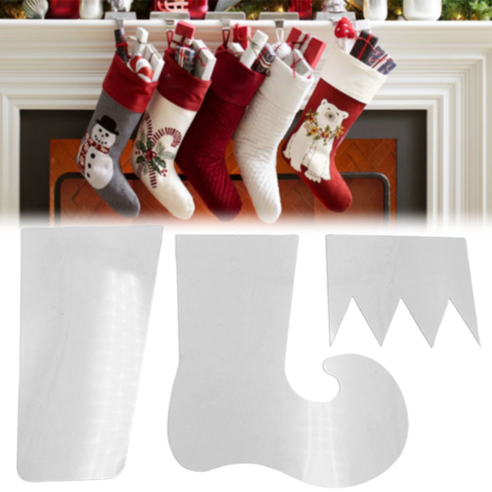 Embroidery Xmas Stocking - قزم عيد الميلاد تخزين قالب البلاستيك