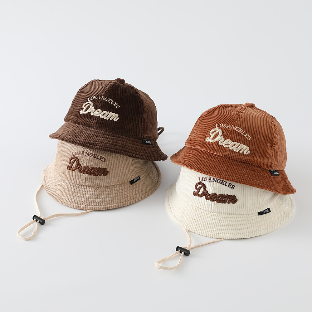 Embroidery Cap - قبعة واقية من الشمس للأطفال بلون