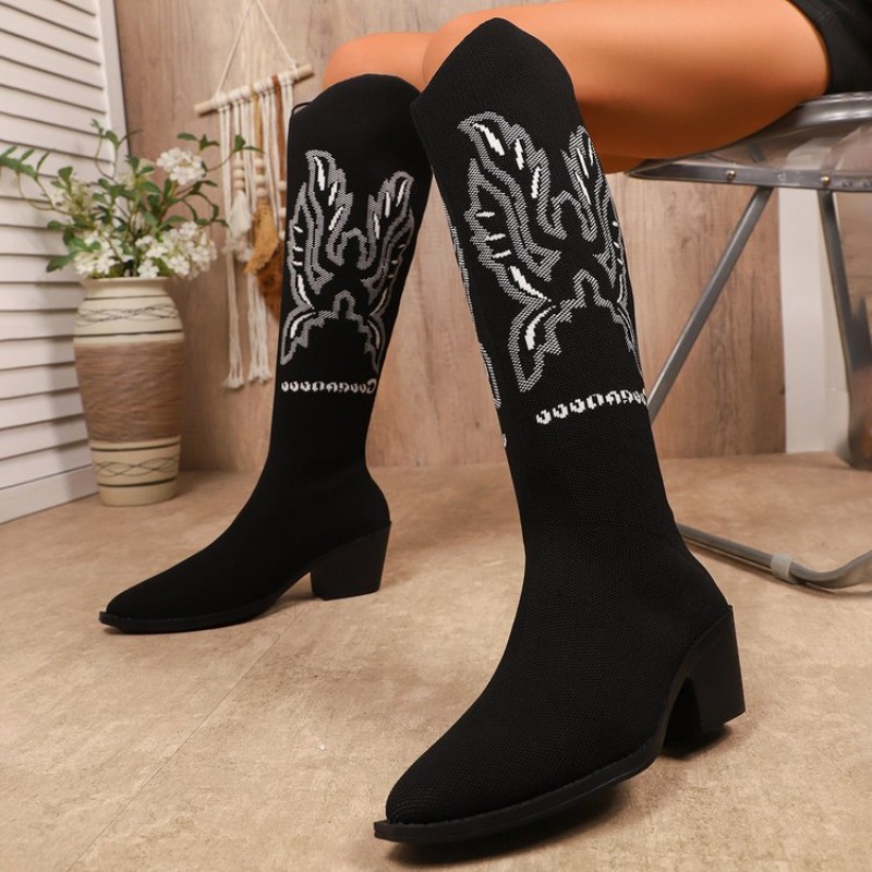 أحذية كاوبوي نسائية جديدة لعام - مراجعة Embroidery Canvas وسعره