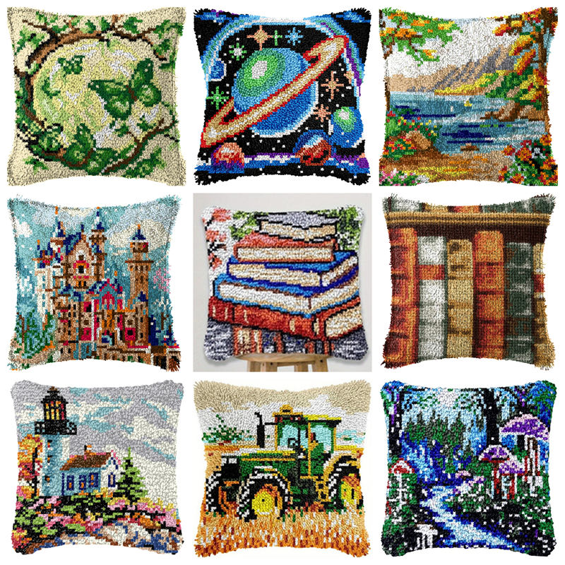 كتب المناظر الطبيعية مزلاج هوك - مراجعة Printed Embroidery Kit وسعره