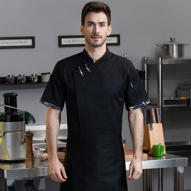 زي طهاة صيفي بأكمام قصيرة قابل - مراجعة Embroidery Kitchen وسعره
