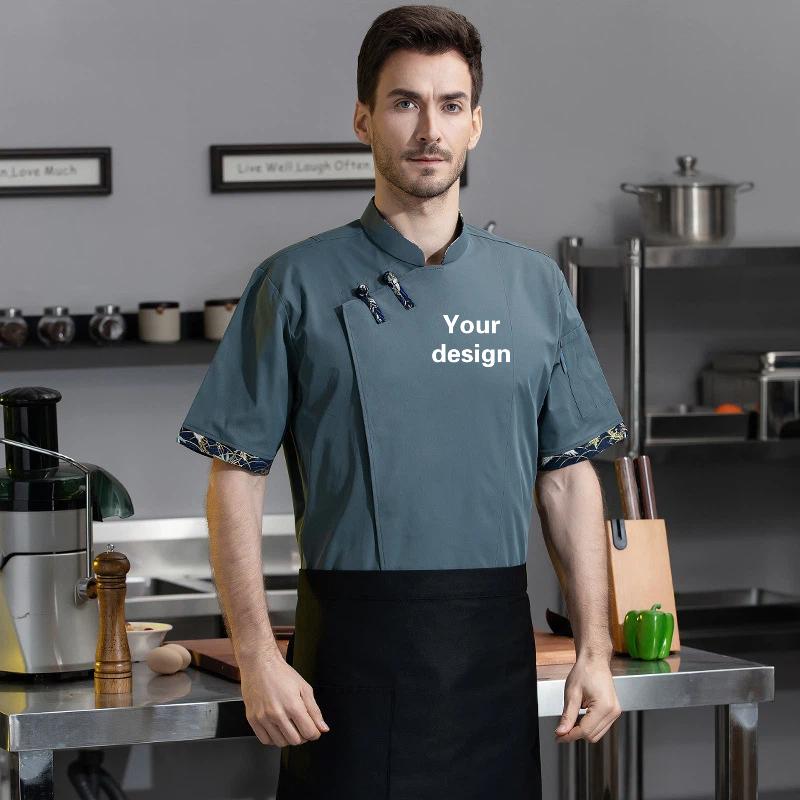 زي طهاة صيفي بأكمام قصيرة قابل - مراجعة Embroidery Kitchen وسعره