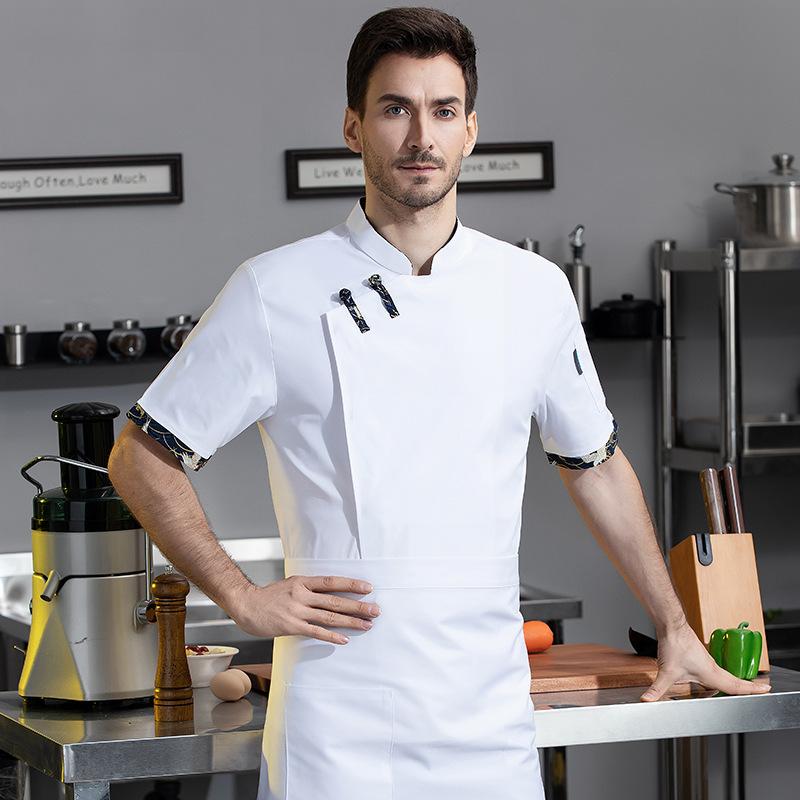 زي طهاة صيفي بأكمام قصيرة قابل - مراجعة Embroidery Kitchen وسعره