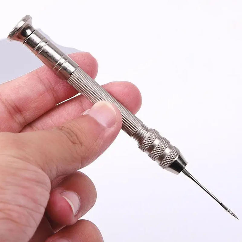 طقم إصلاح الخياطة الجلدية - إب - مراجعة Punch Needle Handle وسعره