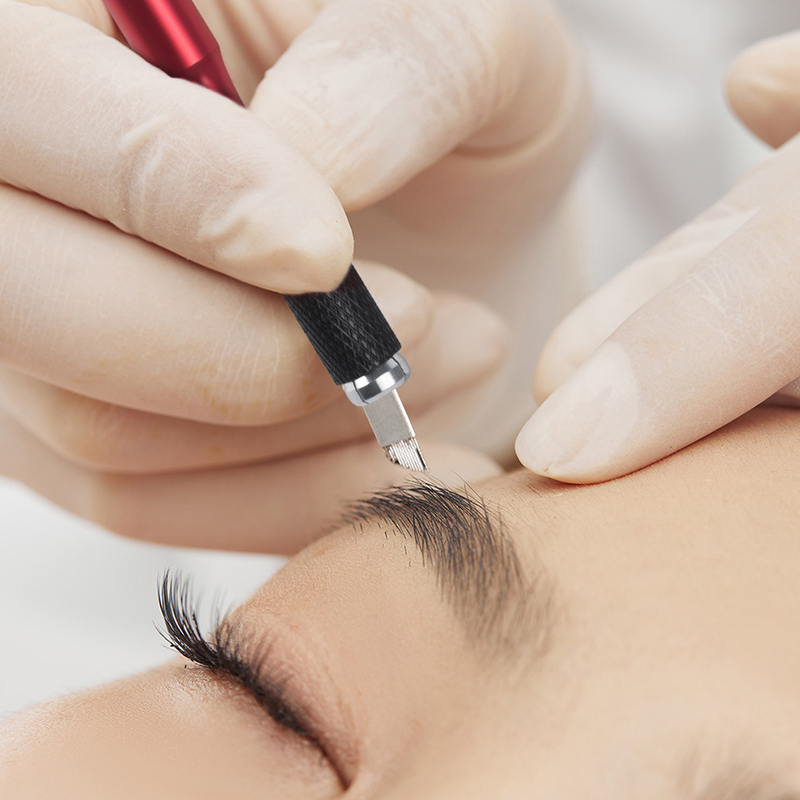 3 قطعة Microblading دليل قلم ا - مراجعة Embroidery Needle Pen وسعره