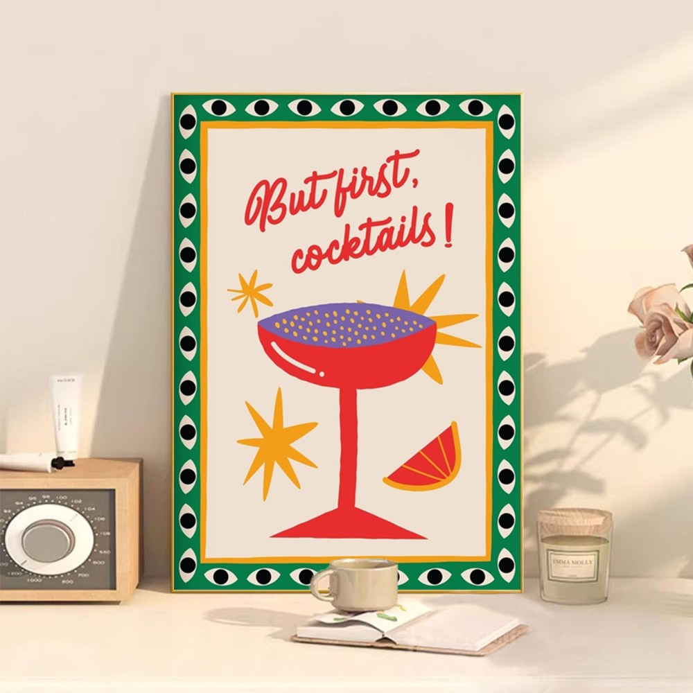 5D DIY لون الغذاء الفن الماس ا - مراجعة Embroidery Kitchen وسعره