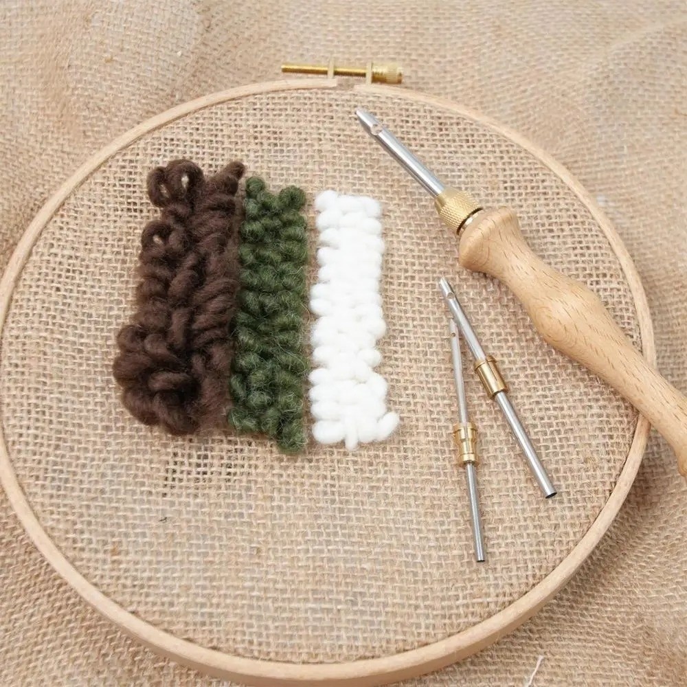 مجموعة إبر التطريز 2.5 مم/3.5  - مراجعة Punch Needle Handle وسعره