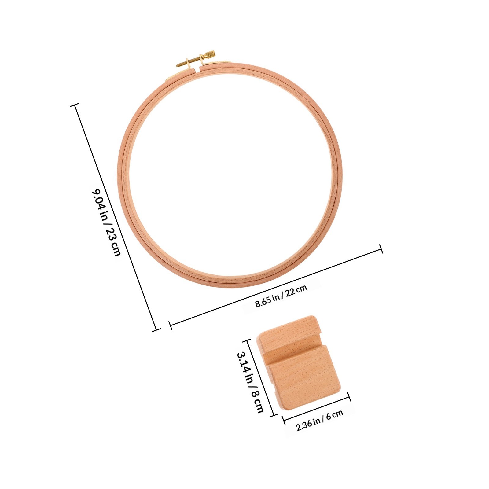 مجموعة واحدة من حامل إطار التط - مراجعة Embroidery Hoop Plastic وسعره