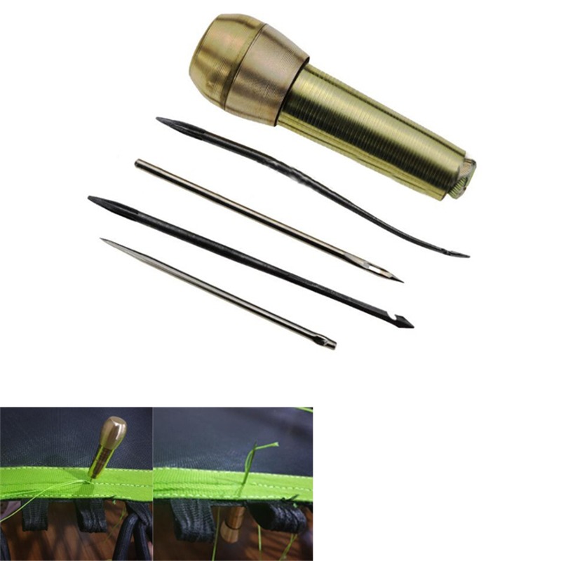 النحاس مقبض الخياطة Awl DIY به - مراجعة Punch Needle Handle وسعره