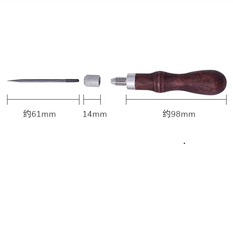 مجموعة أدوات ثقب الجلد 4 في 1  - مراجعة Punch Needle Handle وسعره