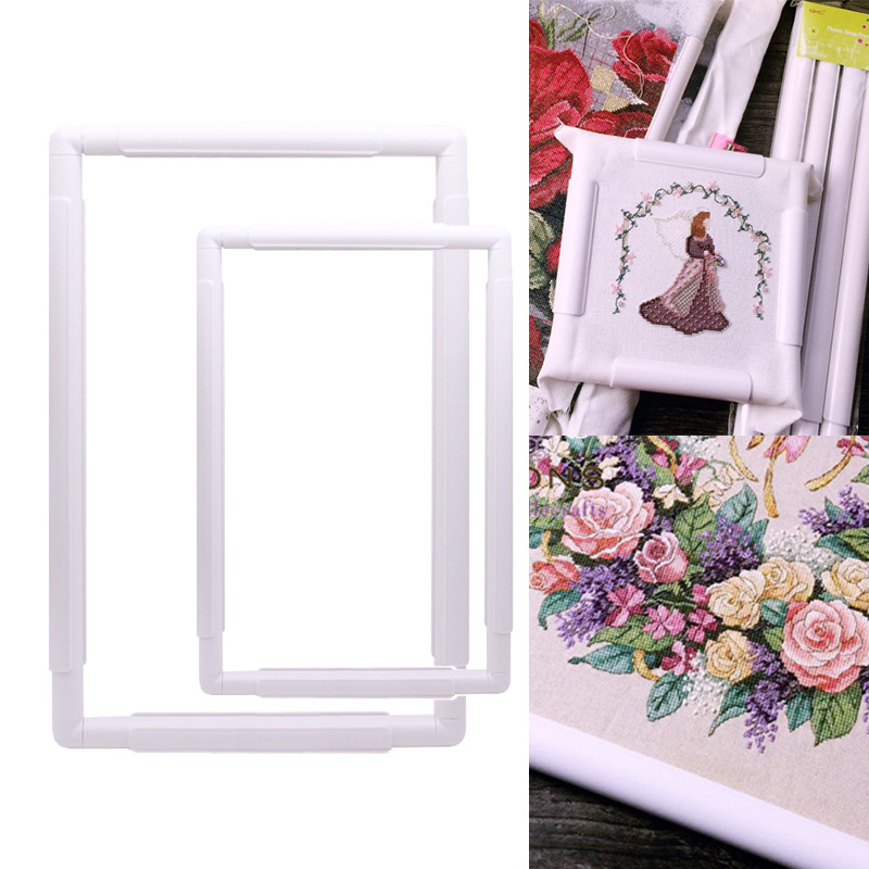 مربع الشكل التطريز الإطار مجمو - مراجعة Embroidery Hoop Plastic وسعره