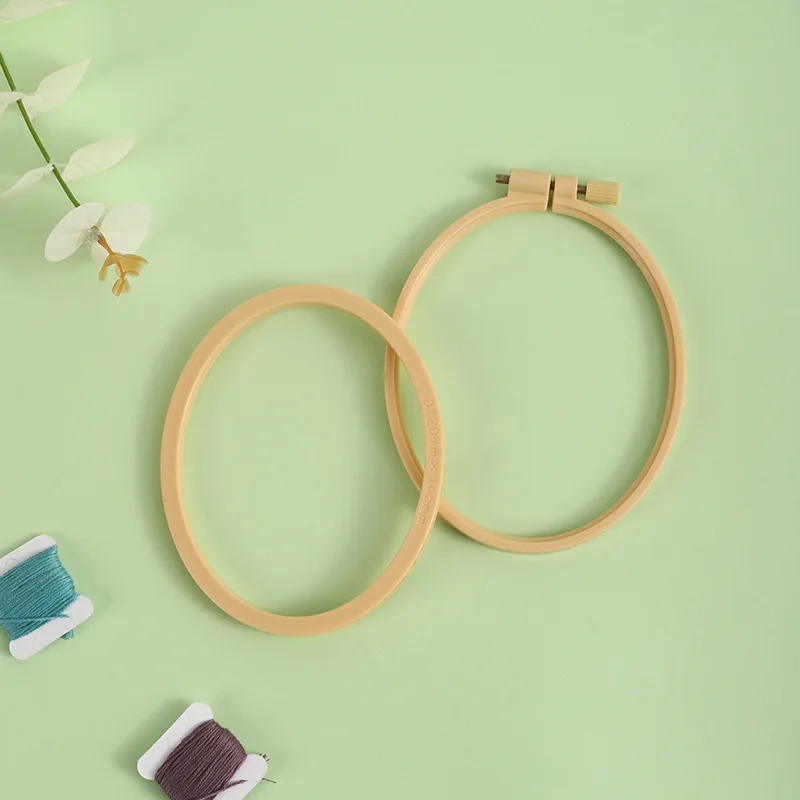 1 قطعة DIY بها بنفسك Needlecra - مراجعة Embroidery Hoop Plastic وسعره