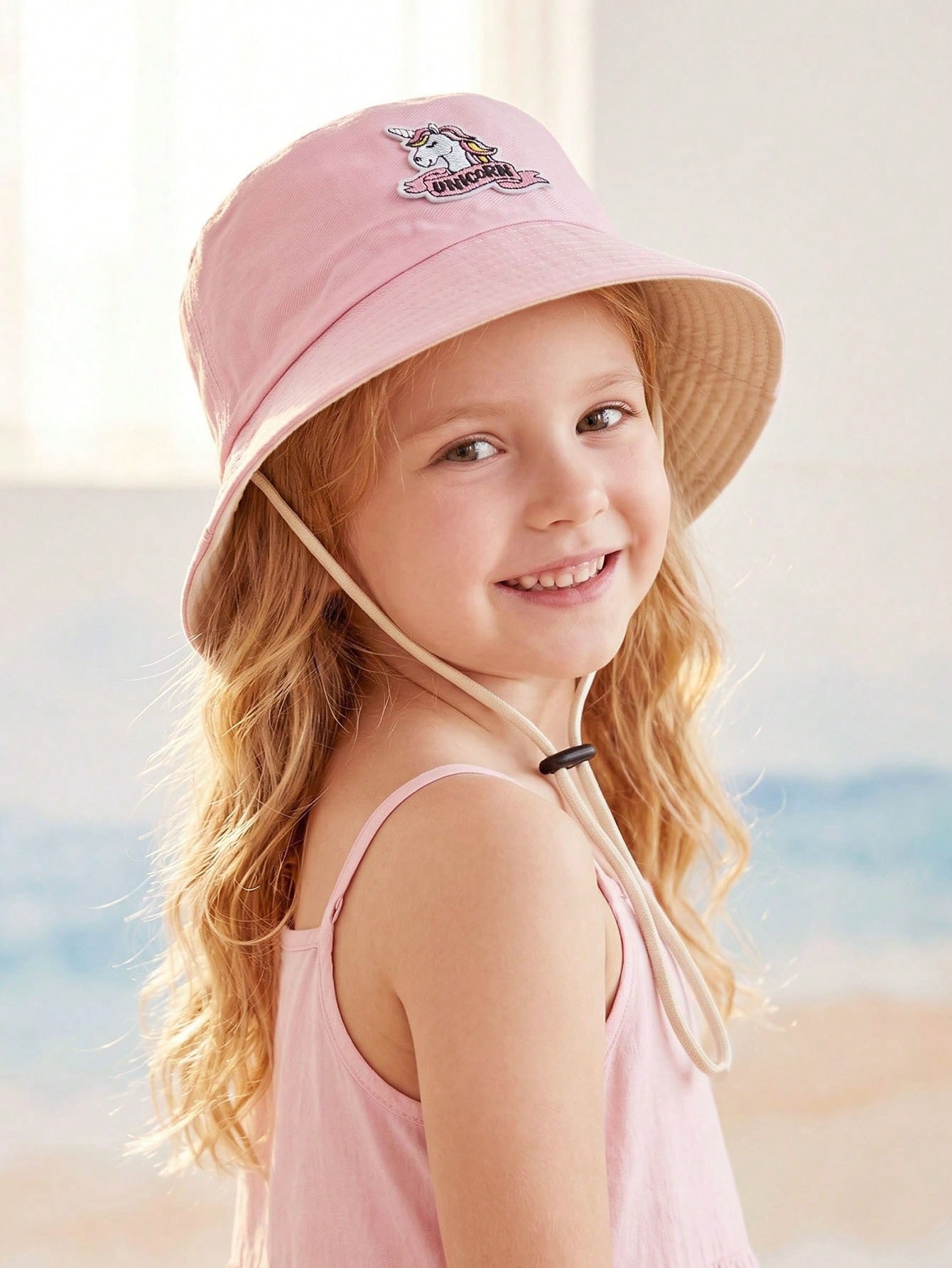 قبعة دلو للفتيات من 2-6 سنوات  - مراجعة Embroidery Cap وسعره