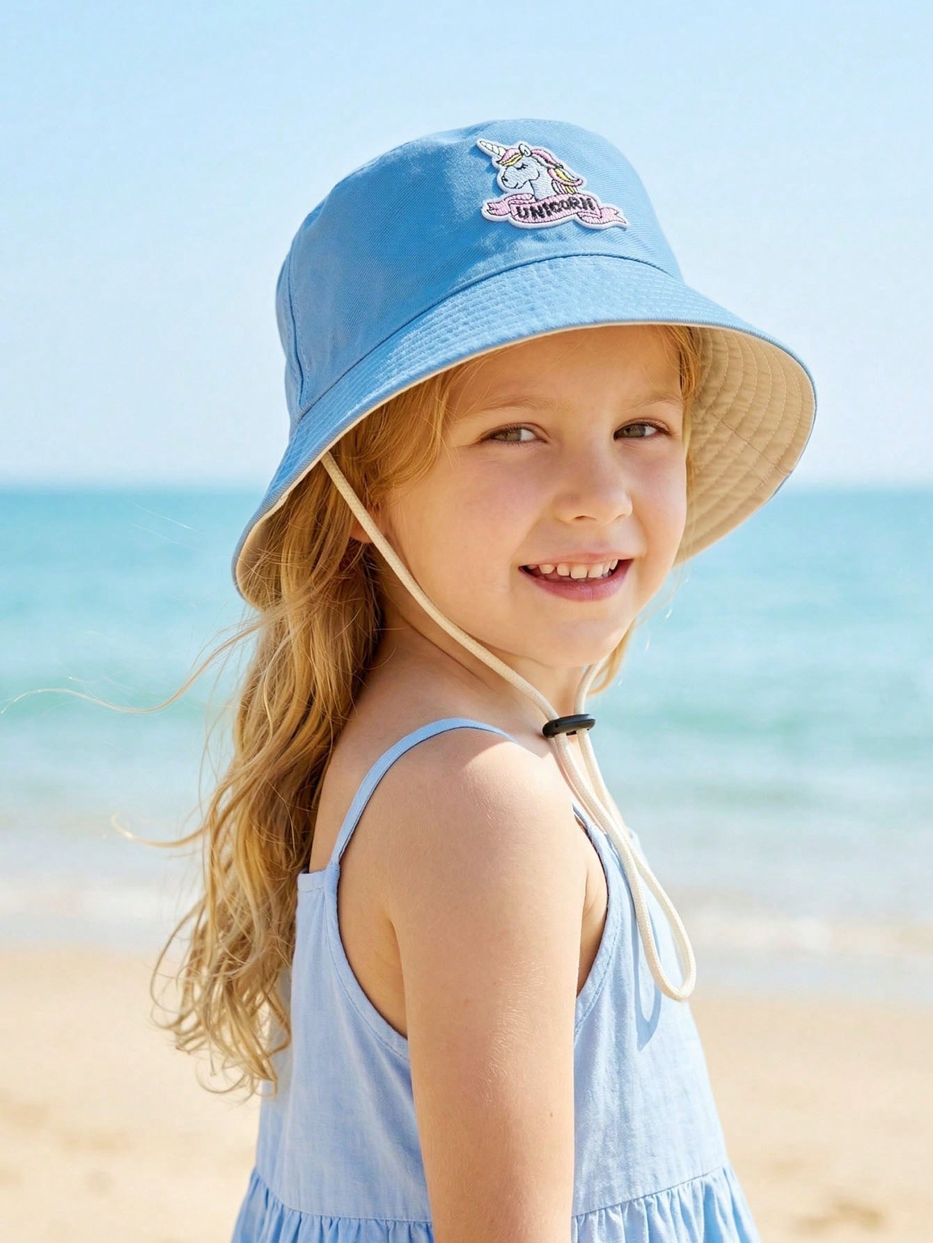 قبعة دلو للفتيات من 2-6 سنوات  - مراجعة Embroidery Cap وسعره