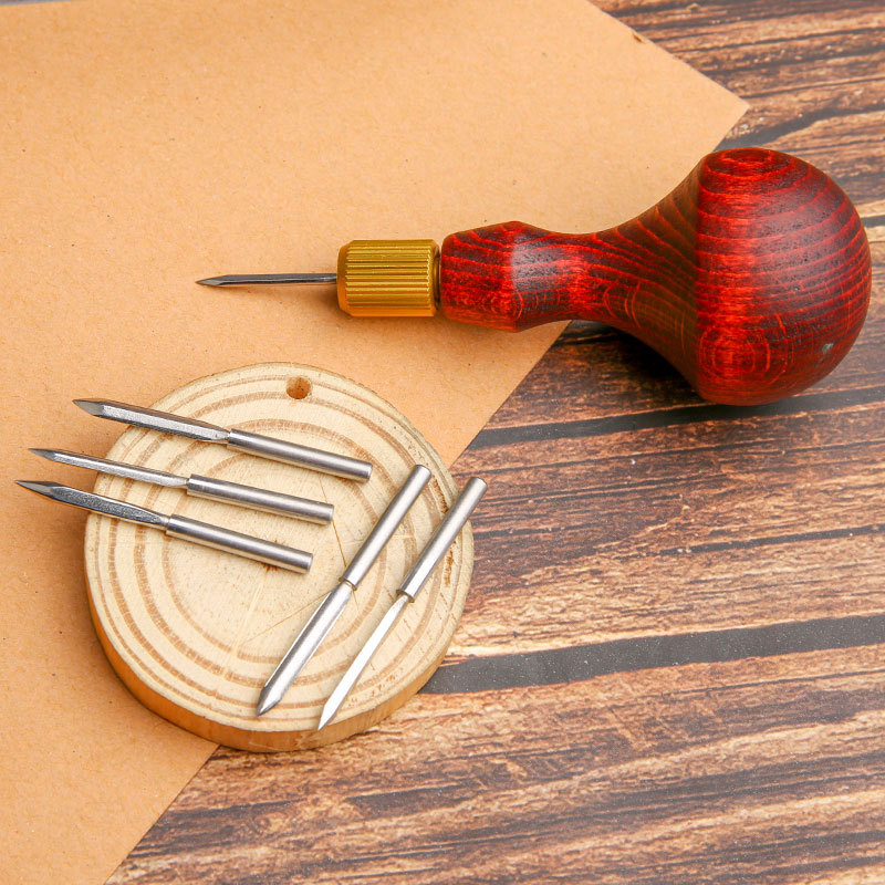 1 مجموعة DIY الجلود لكمة الخرا - مراجعة Punch Needle Handle وسعره