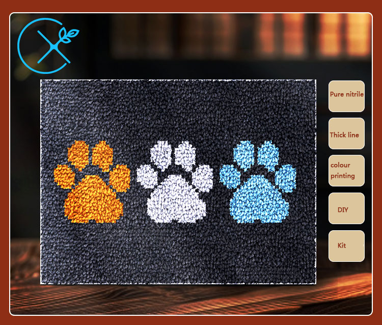 الزهور الجديدة مزلاج هوك عدة ا - مراجعة Printed Embroidery Kit وسعره