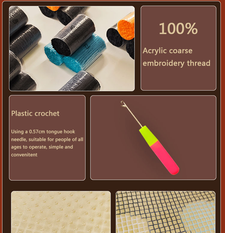 الزهور الجديدة مزلاج هوك عدة ا - مراجعة Printed Embroidery Kit وسعره
