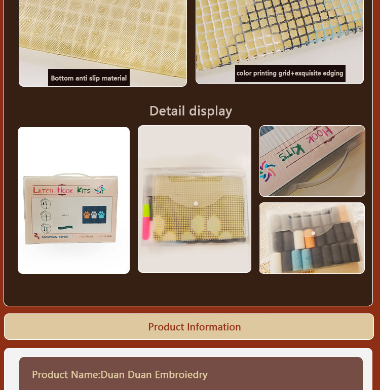 الزهور الجديدة مزلاج هوك عدة ا - مراجعة Printed Embroidery Kit وسعره