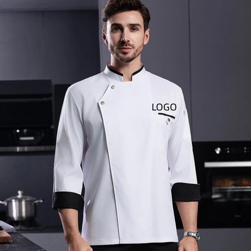 الشيف موحدة ملابس العمل طويلة  - مراجعة Embroidery Kitchen وسعره