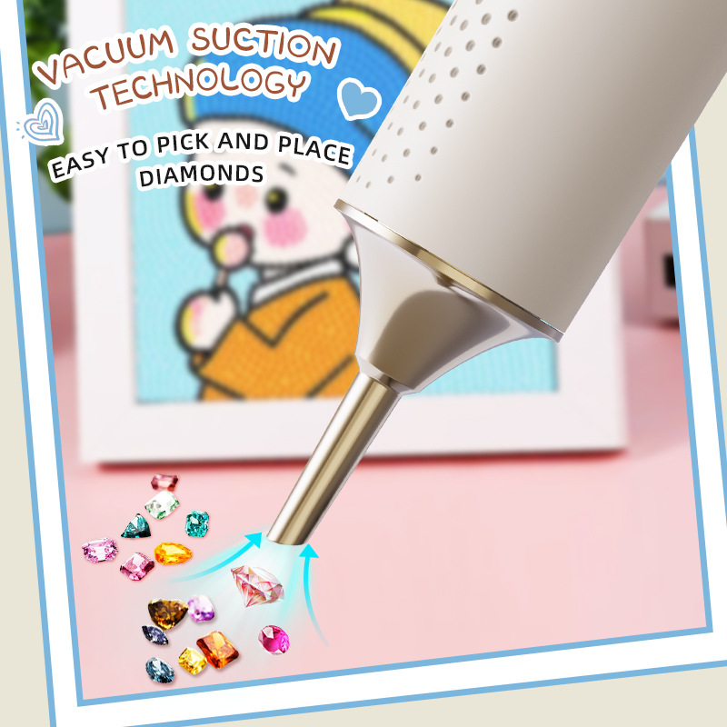 قلم فن الألماس الكهربائي اللاس - مراجعة Embroidery Needle Pen وسعره
