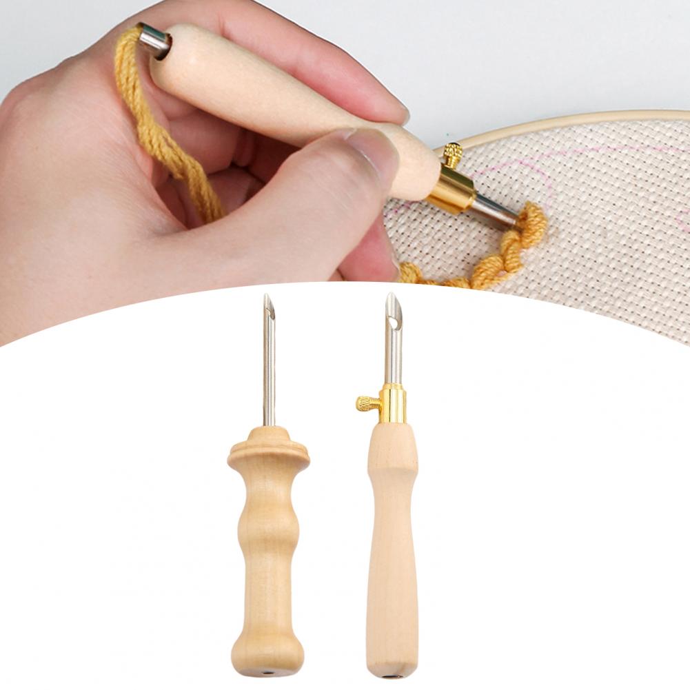 إبرة التطريز مقبض خشبي إبرة حي - مراجعة Embroidery Needle Pen وسعره
