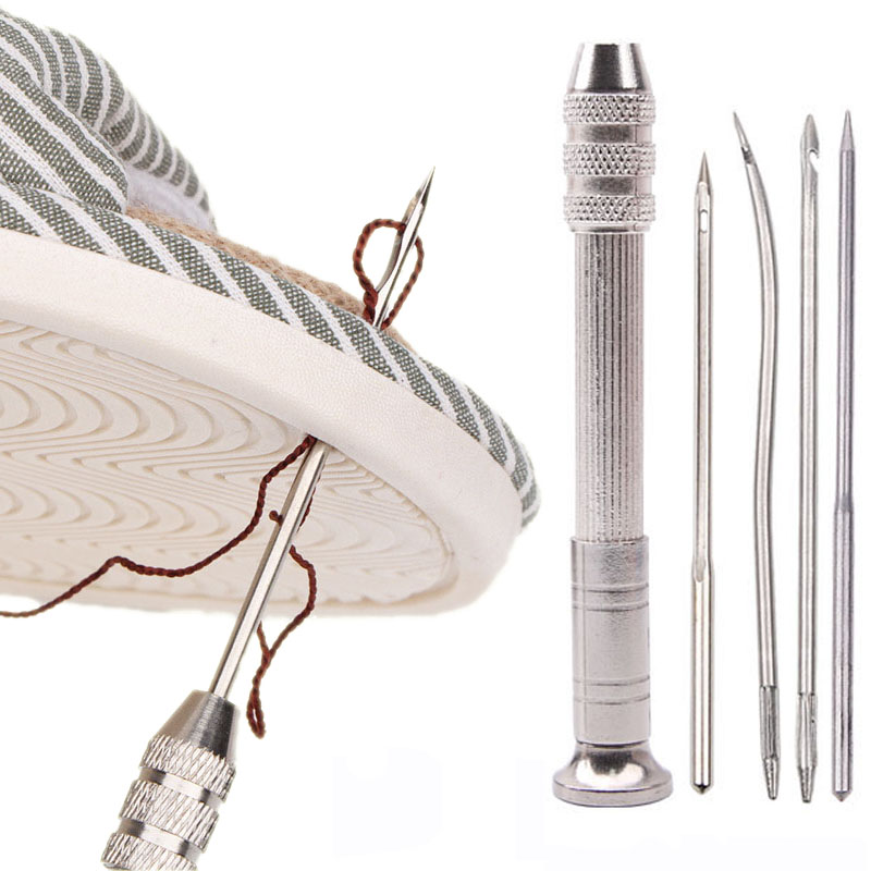 الجلود الخياطة Awl مجموعة استب - مراجعة Punch Needle Handle وسعره