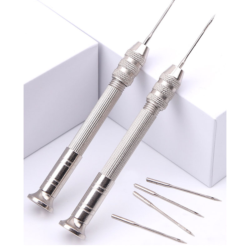 الجلود الخياطة Awl مجموعة استب - مراجعة Punch Needle Handle وسعره