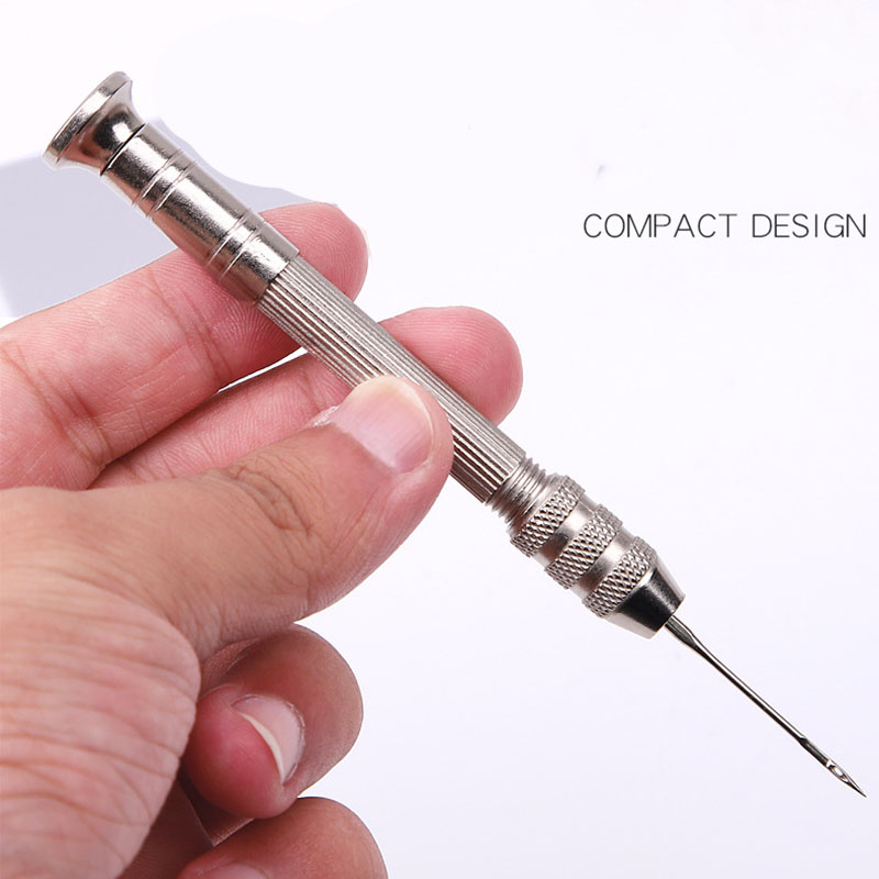 الجلود الخياطة Awl مجموعة استب - مراجعة Punch Needle Handle وسعره