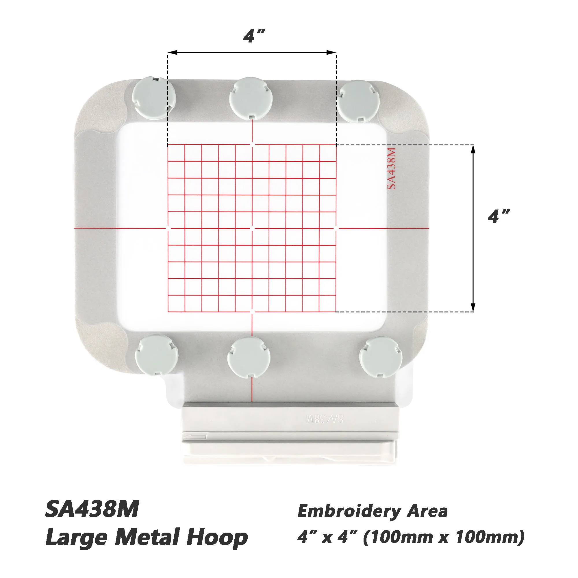 طقم حلقات مغناطيسية 4 في 1-BM  - مراجعة Embroidery Hoop Plastic وسعره