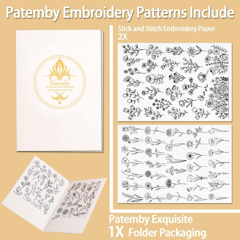 ورق تطريز قابل للذوبان في الما - مراجعة Embroidery Daisy Flower وسعره