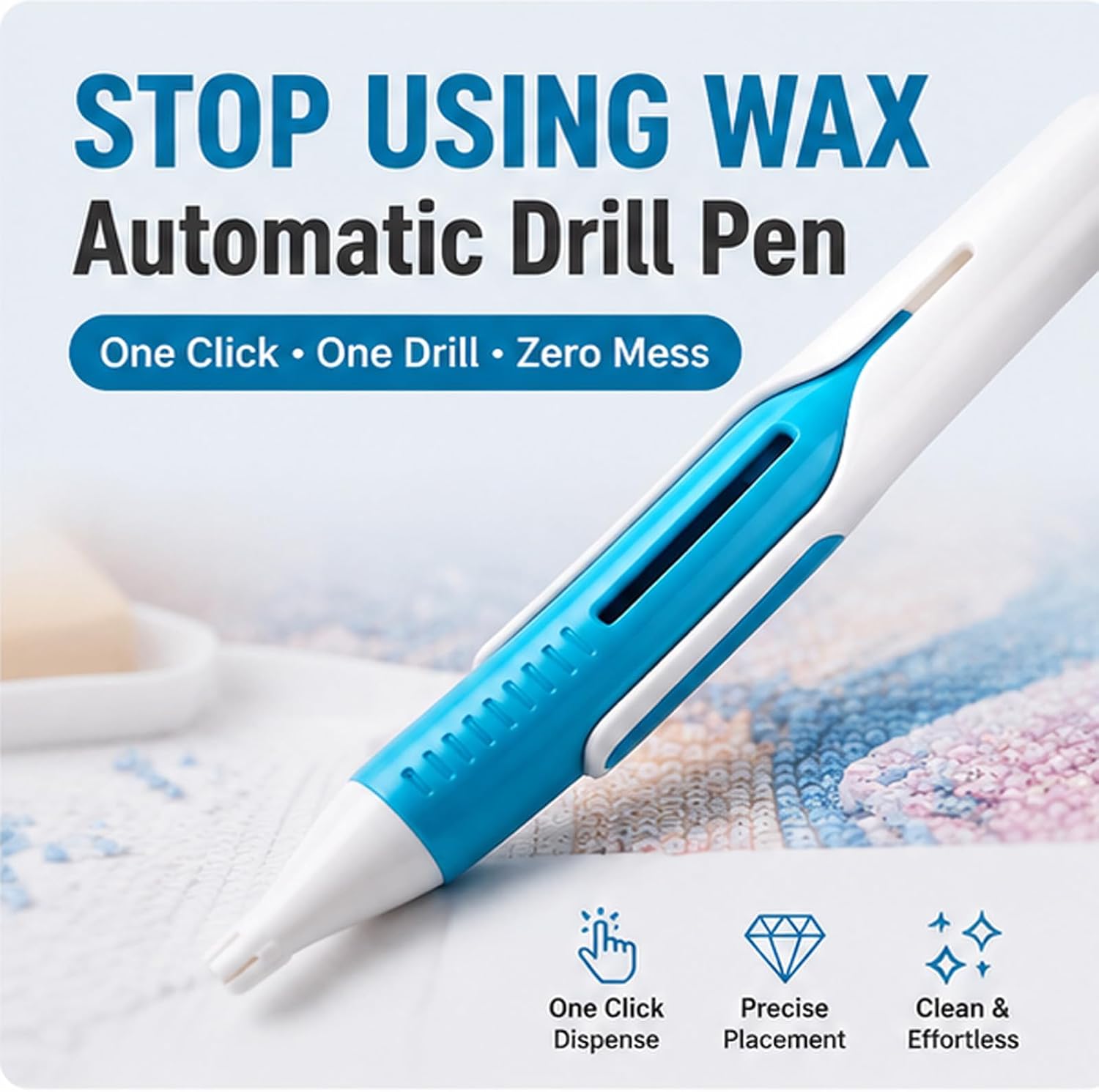 موزع خرز تلقائي للرسم بالألماس - مراجعة Embroidery Needle Pen وسعره