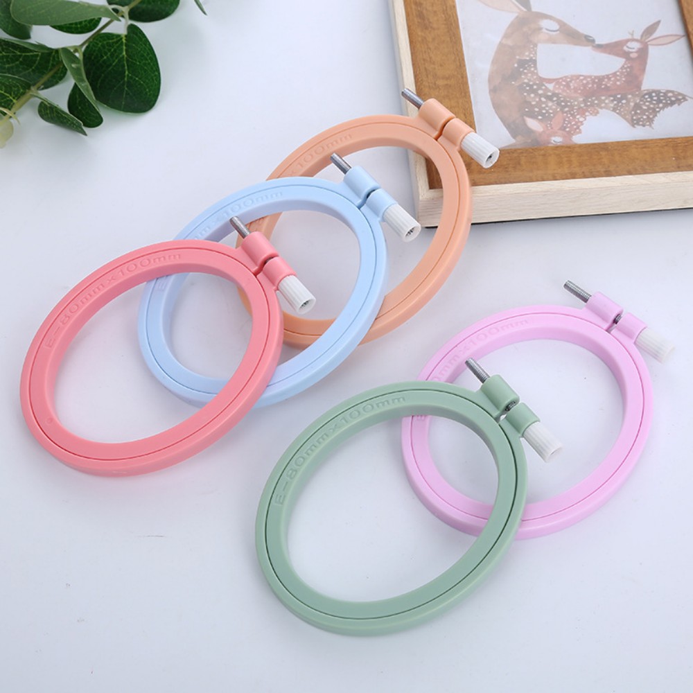 البيضاوي/مربع البلاستيك التطري - مراجعة Embroidery Hoop Plastic وسعره