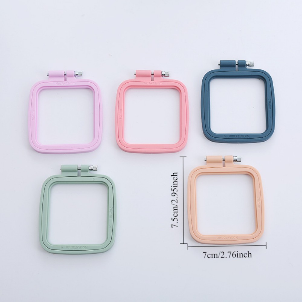 البيضاوي/مربع البلاستيك التطري - مراجعة Embroidery Hoop Plastic وسعره