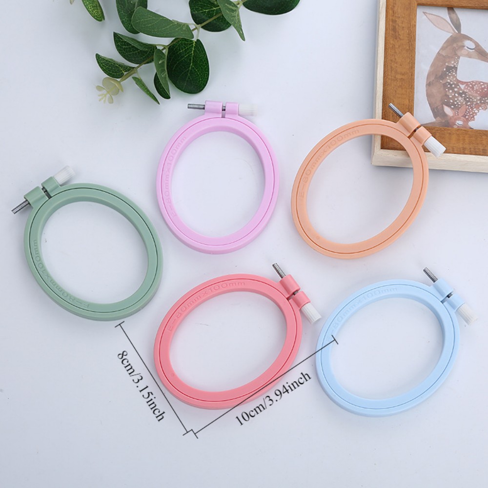 البيضاوي/مربع البلاستيك التطري - مراجعة Embroidery Hoop Plastic وسعره