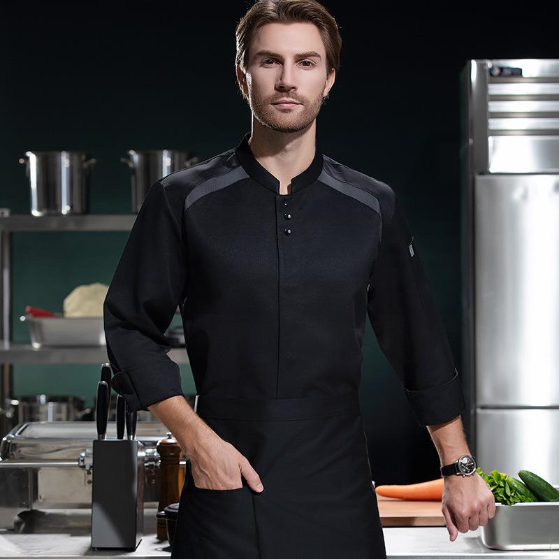 تنفس طويلة الأكمام الشيف موحدة - مراجعة Embroidery Kitchen وسعره