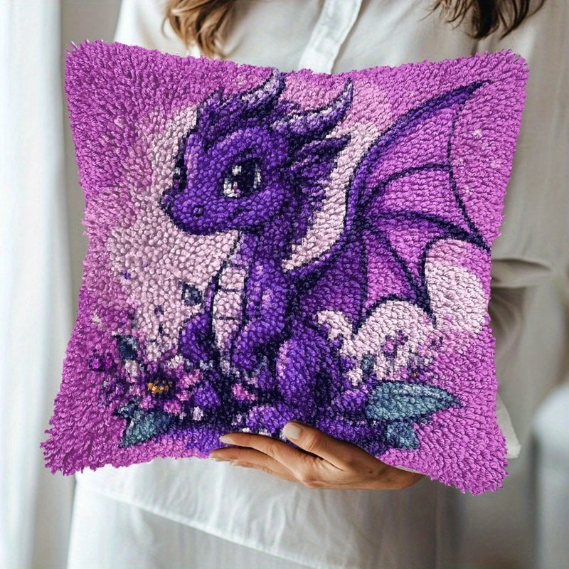 طقم غطاء وسادة مطرز بتصميم حيو - مراجعة Printed Embroidery Kit وسعره