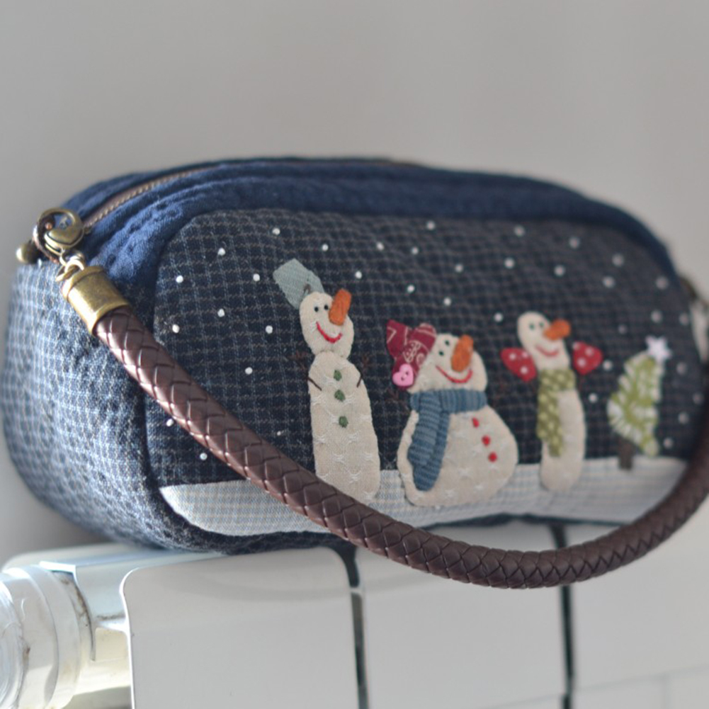 DIY حقيبة كتف الثلوج خليط الاس - مراجعة Embroidery Xmas Stocking وسعره