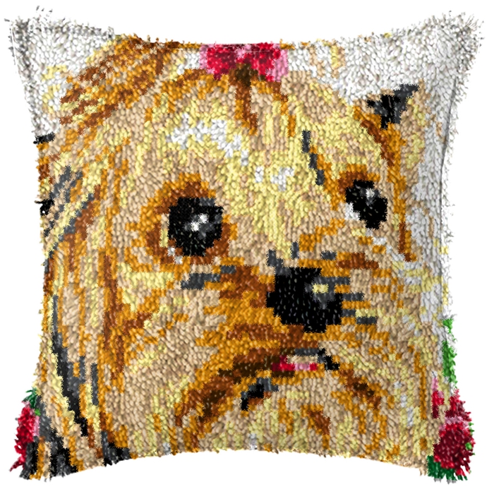 لطيف الحيوان مزلاج هوك البساط  - مراجعة Printed Embroidery Kit وسعره
