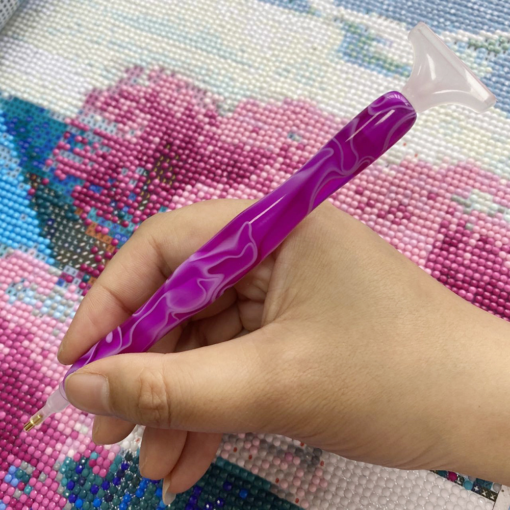 قلم رسم بالراتنج الملون مع 5 ر - مراجعة Embroidery Needle Pen وسعره
