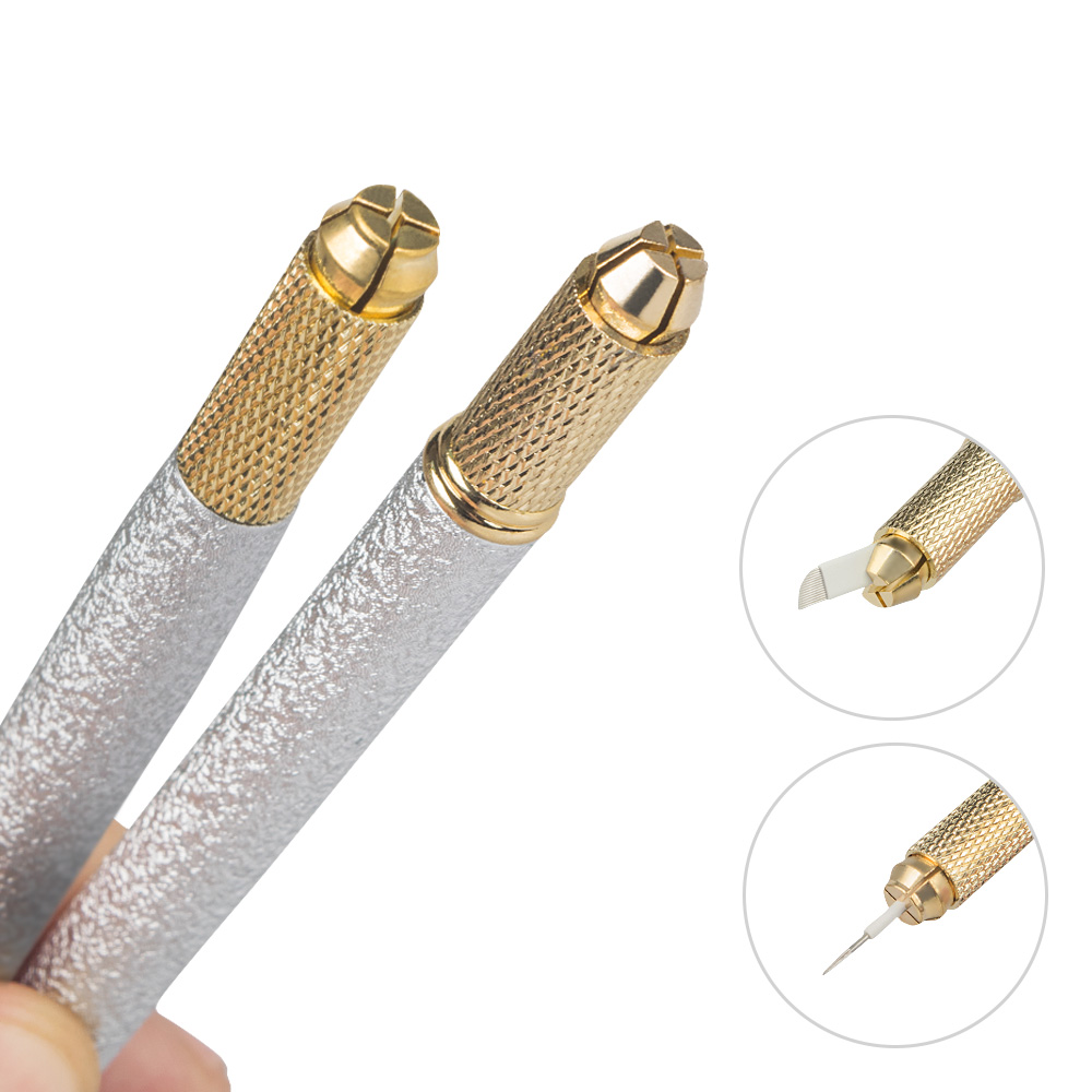 1 قطعة Microblading مزدوجة نها - مراجعة Embroidery Needle Pen وسعره