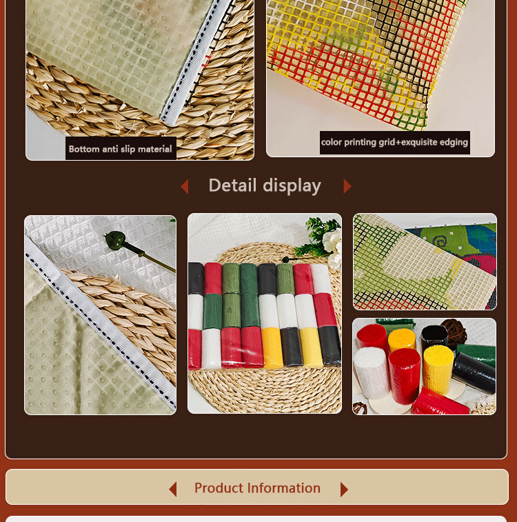 طقم سجادة تطريز يدوي بالخطاف ع - مراجعة Printed Embroidery Kit وسعره